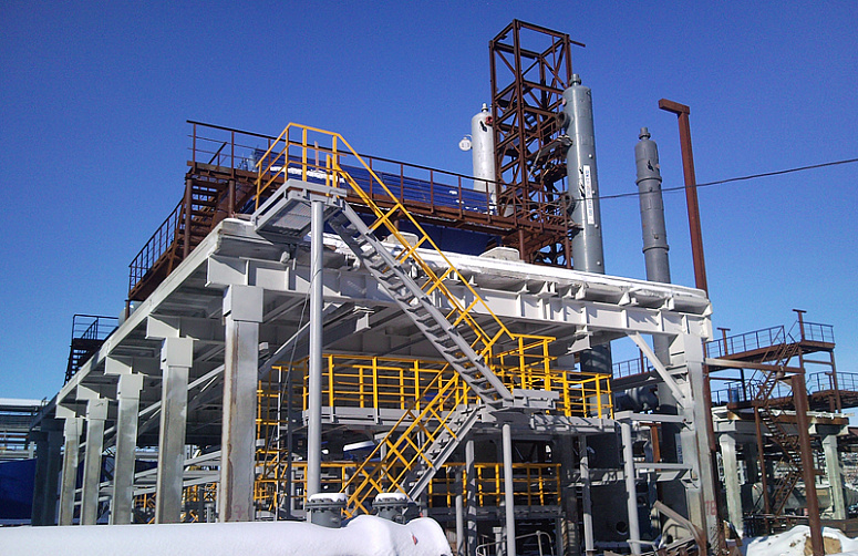Phases I and II of the Astrakhan gas complex