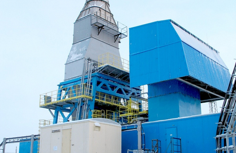 Booster compressor station (BCS) of Komsomolsk gas field, Yamal-Nenets Autonomous District